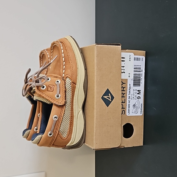 Like New! Sperry Toddler Laynard Boat Shoe - Picture 3 of 8
